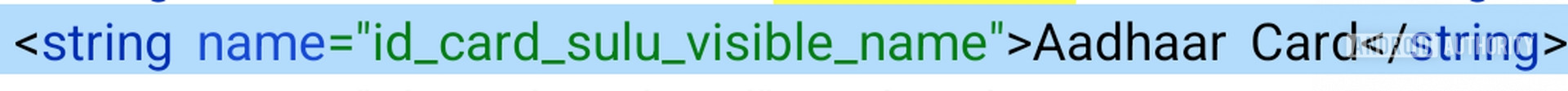 Suporte para cartão Google Wallet Aadhaar