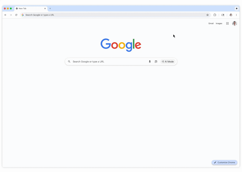 Animação GeminiinChrome Painel lateral dimensionado Animação GeminiinChrome Painel lateral dimensionado