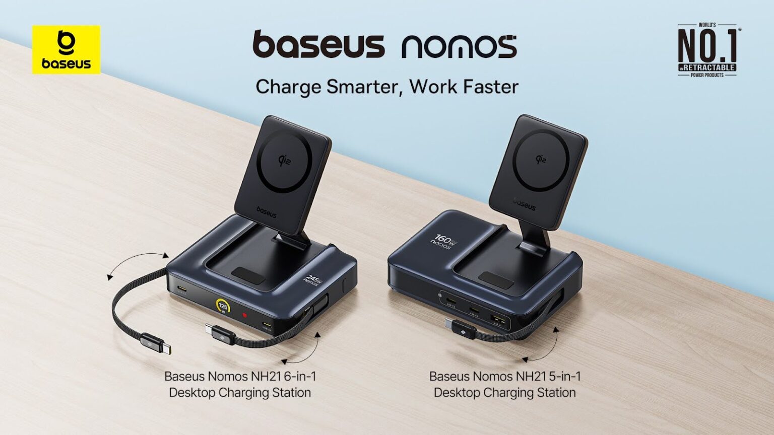 Baseus Nomos NH21: Mantenha sua mesa organizada e todos os dispositivos ligados!