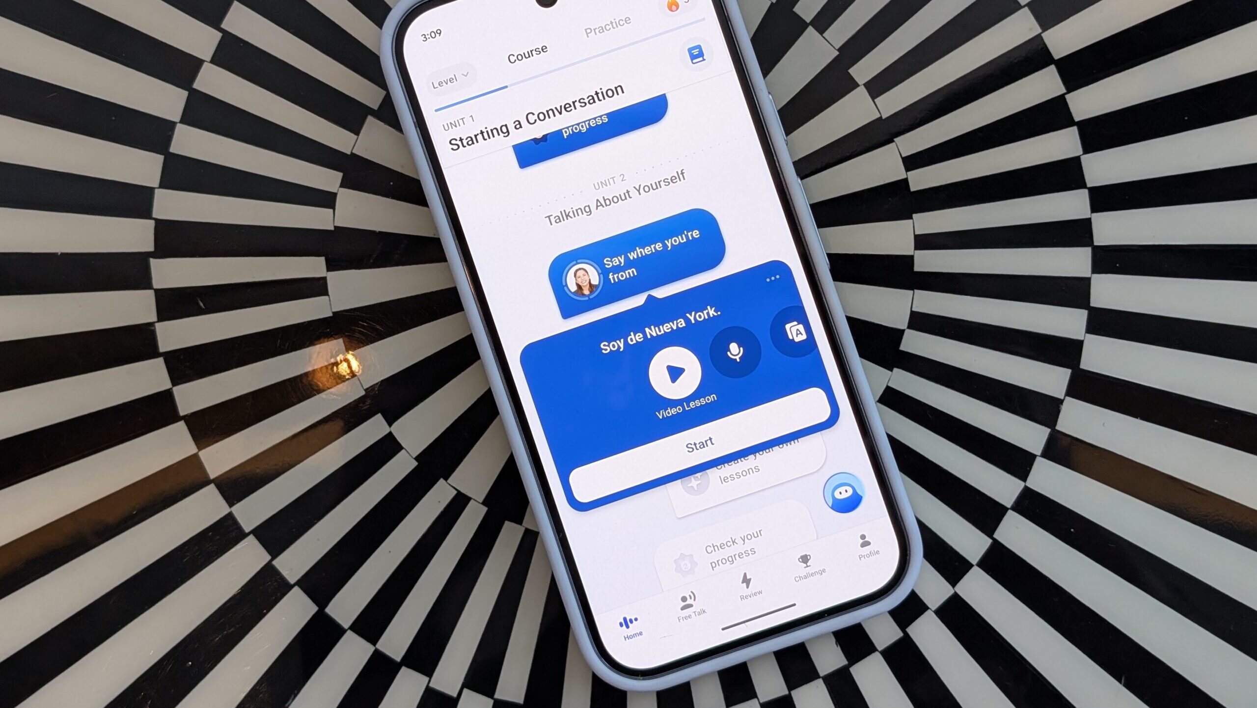 Fale o aplicativo de aprendizagem de idiomas no Google Pixel 10 Pro Fale o aplicativo de aprendizagem de idiomas no Google Pixel 10 Pro