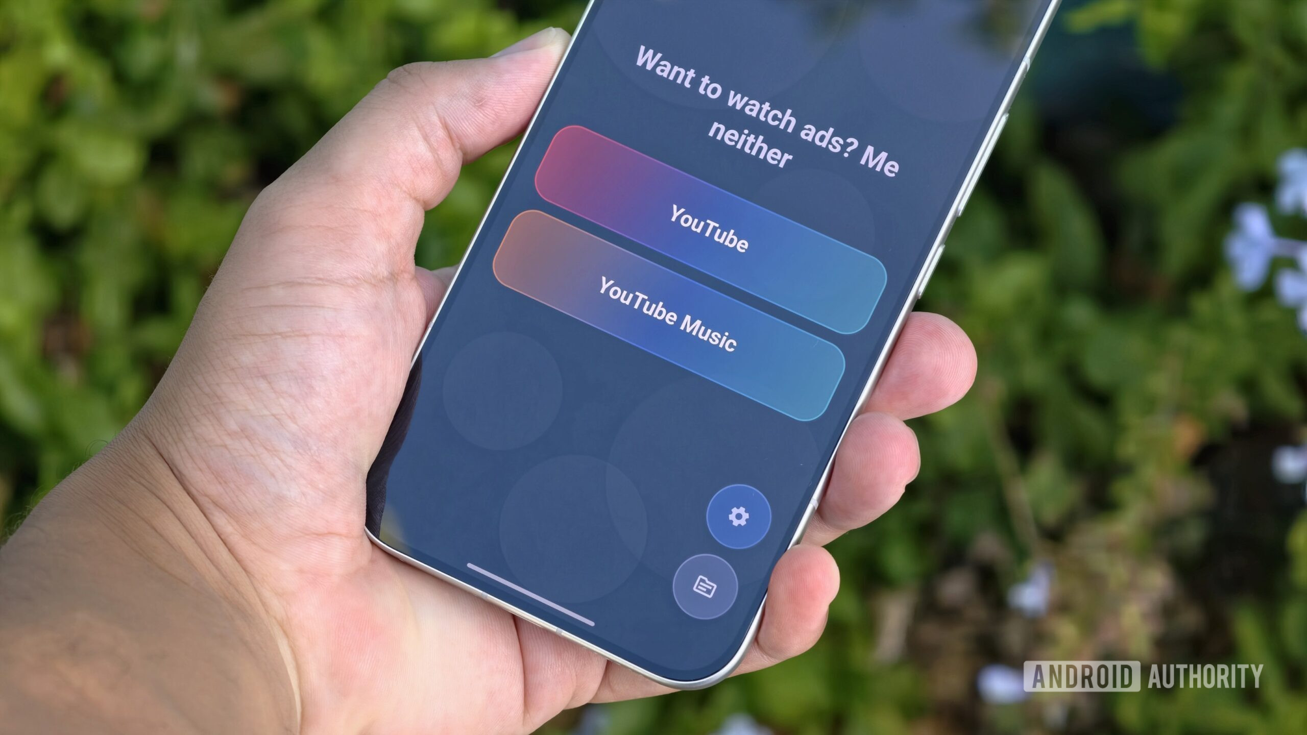 Aplicativo Morphe para YouTube no telefone Aplicativo Morphe para YouTube no telefone