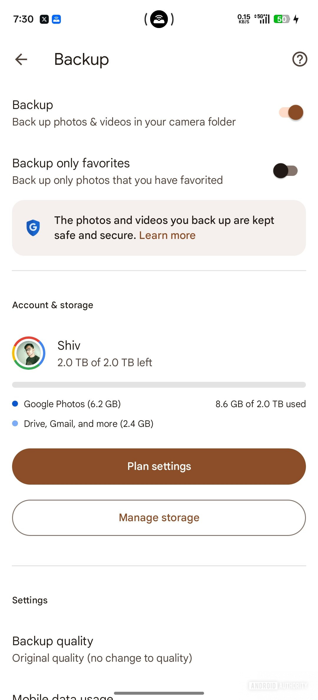 Faça backup da IU antiga 1