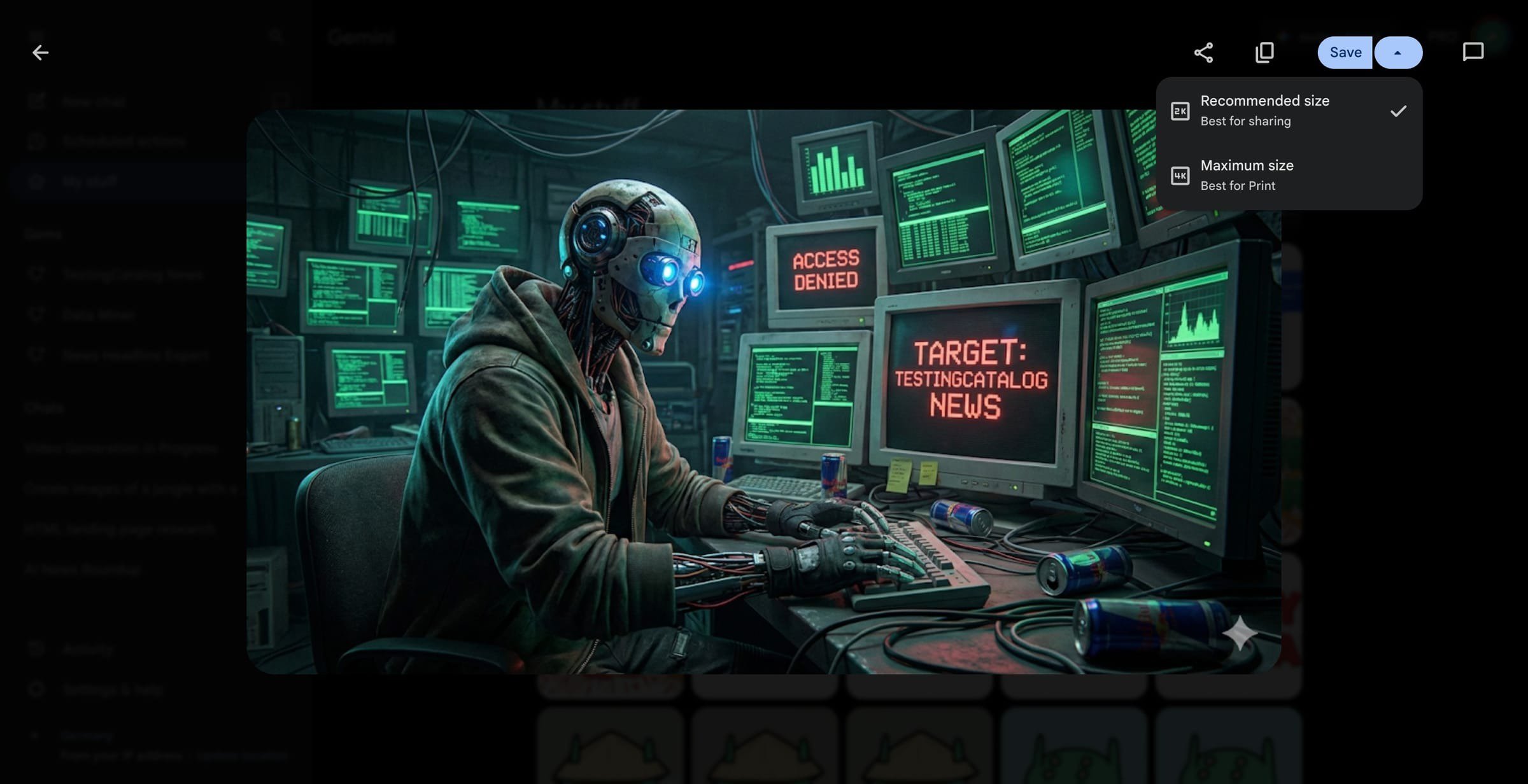 qualidade de imagem geminiana 4k