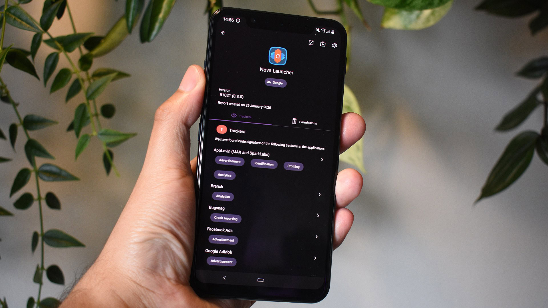 relatório do rastreador de êxodo do nova launcher 2026 1