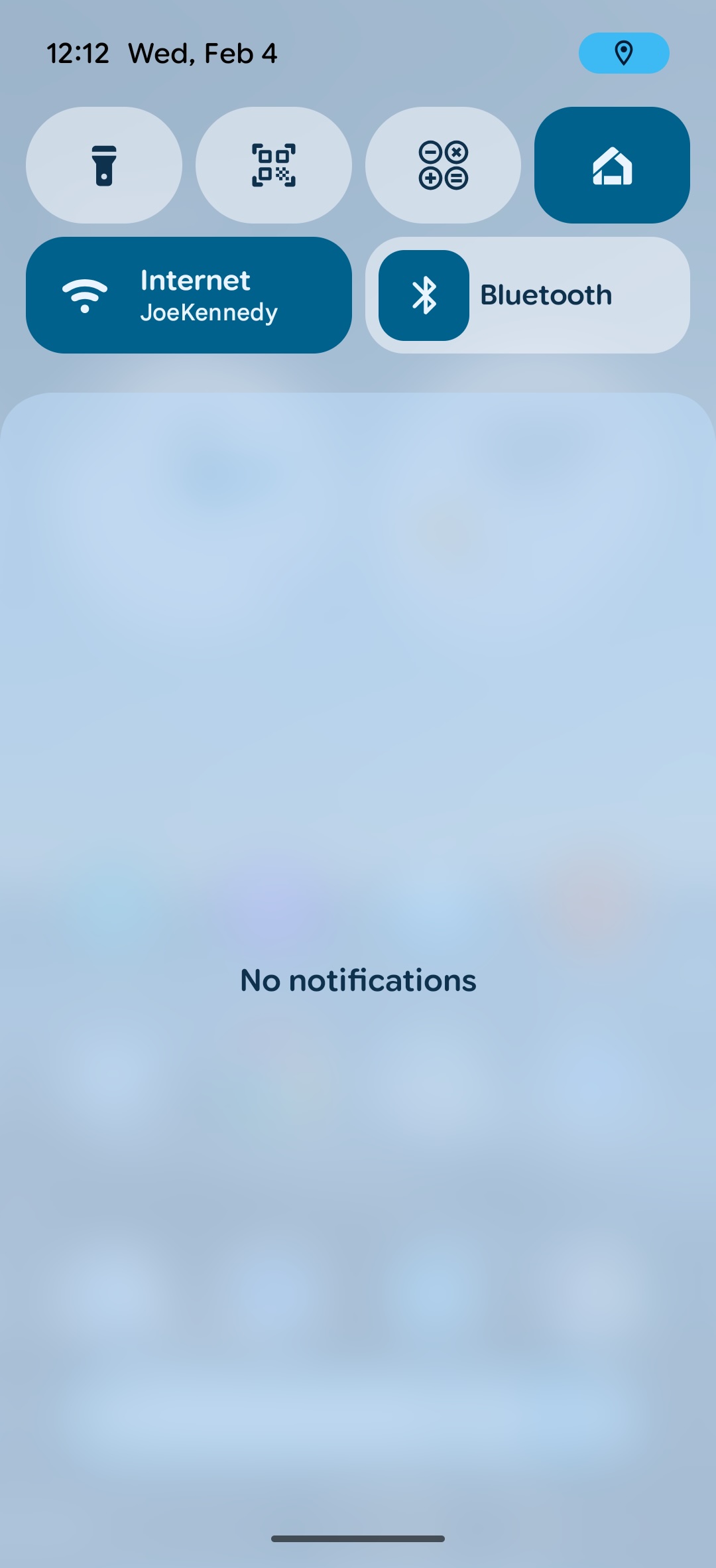Recurso de acesso à localização no Android 16 QPR3.