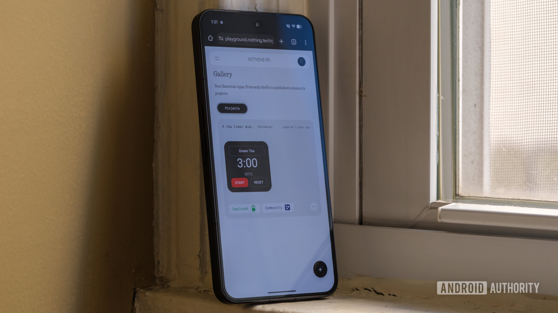 Galeria do Nothing Essential App Builder
