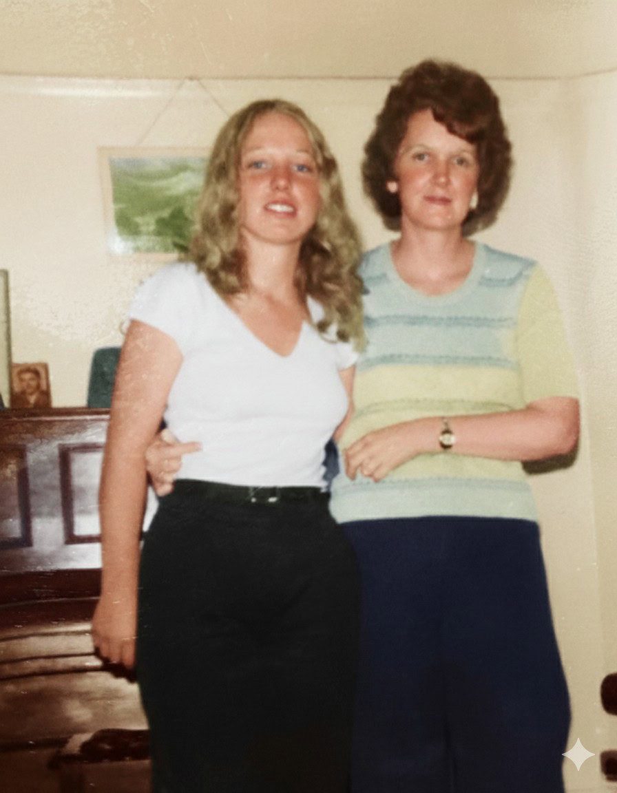 Gêmeos gerou imagem de duas mulheres com cores