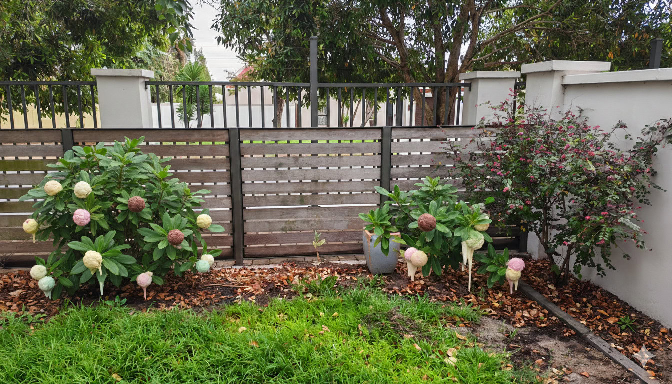 Gêmeos gerando arbustos literais com sorvete