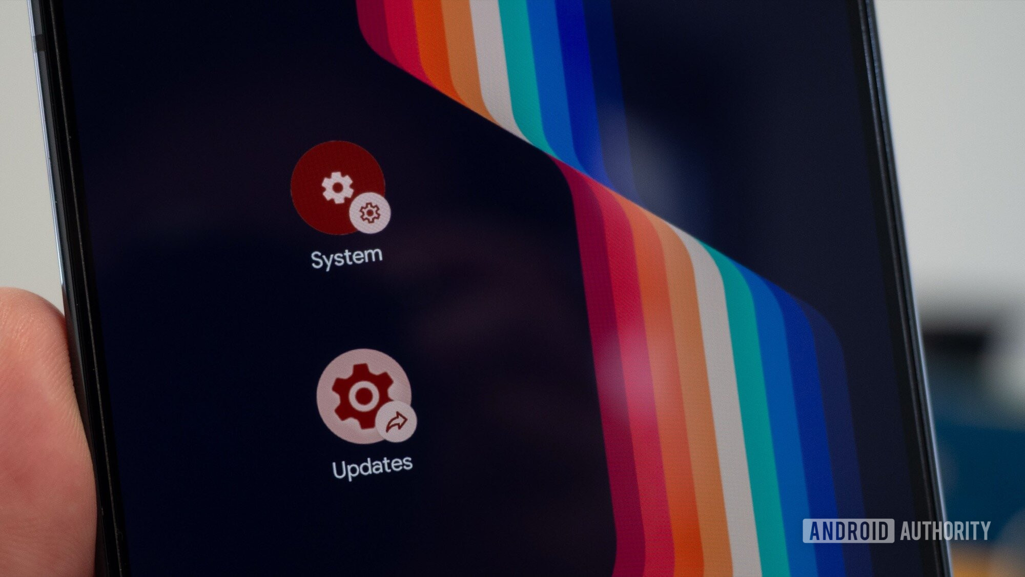 pixel tela inicial configurações do sistema atualizações de software atalhos