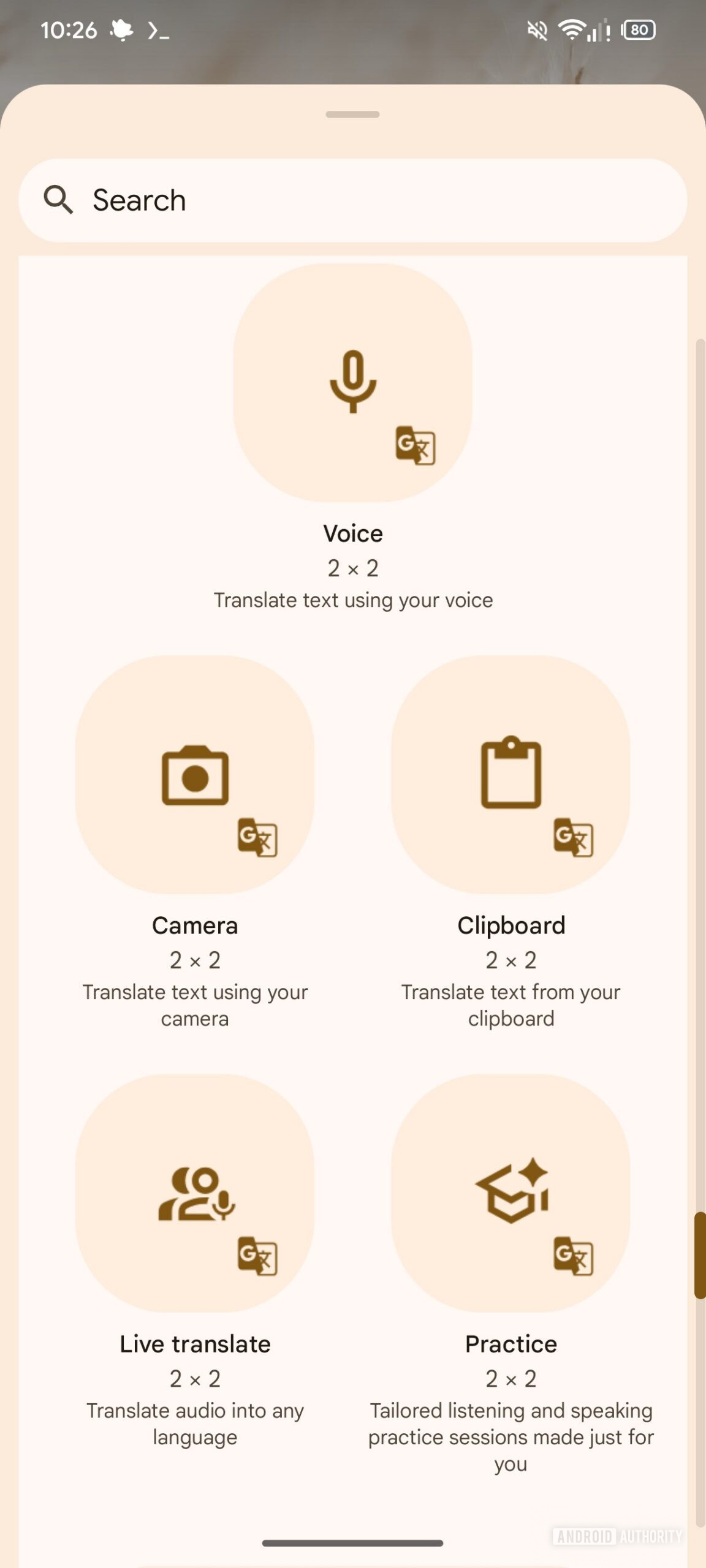 google tradutor novos widgets 2
