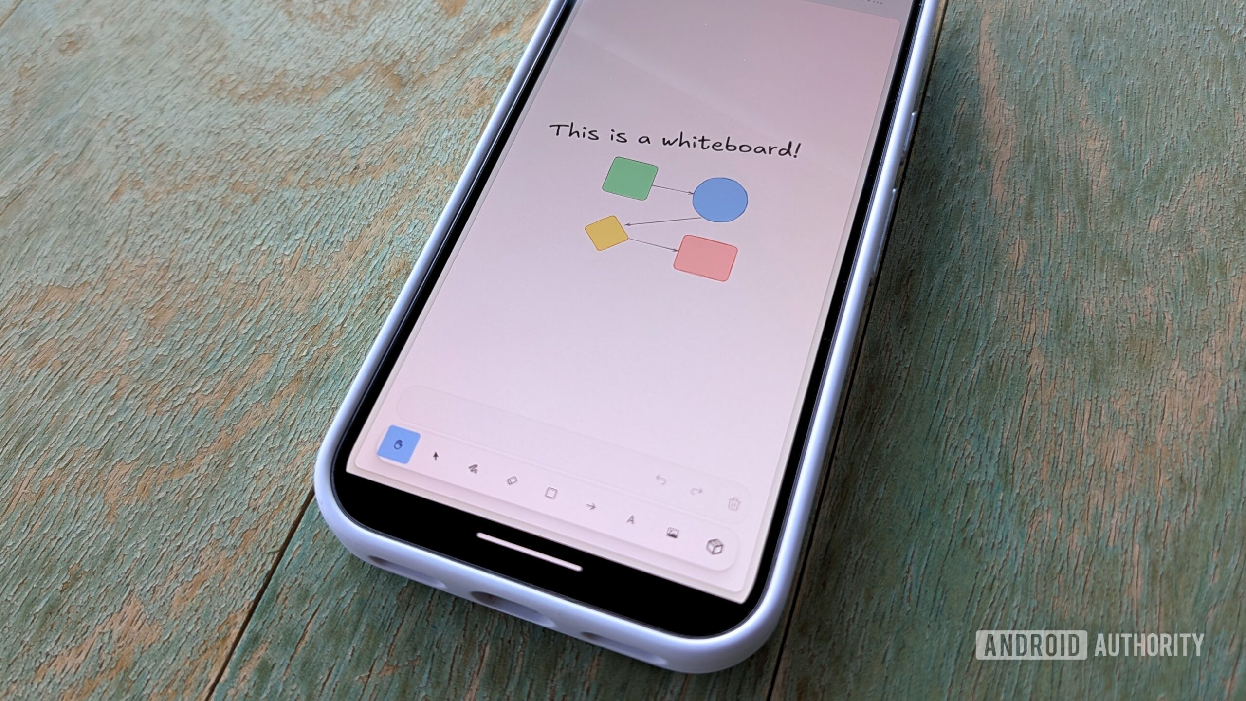 Pixel 10 Pro com aplicativo Craft na tela Pixel 10 Pro com aplicativo Craft na tela
