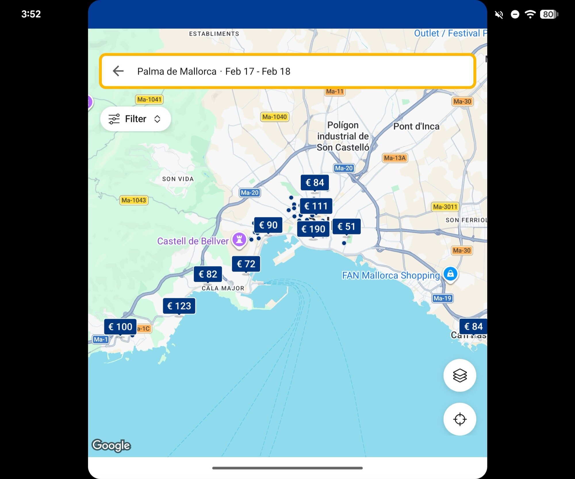 google pixel fold captura de tela reserva mapa proporção de aspecto padrão do aplicativo