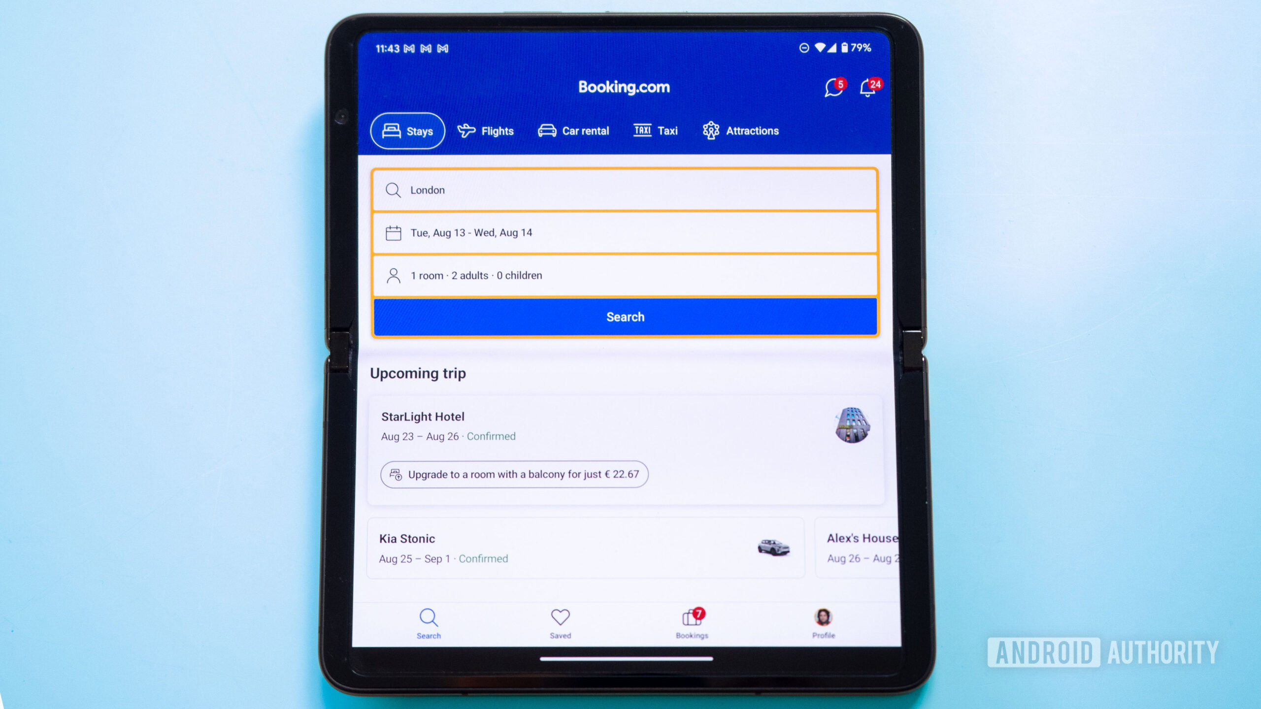 aplicativo de reserva Google Pixel Fold 2