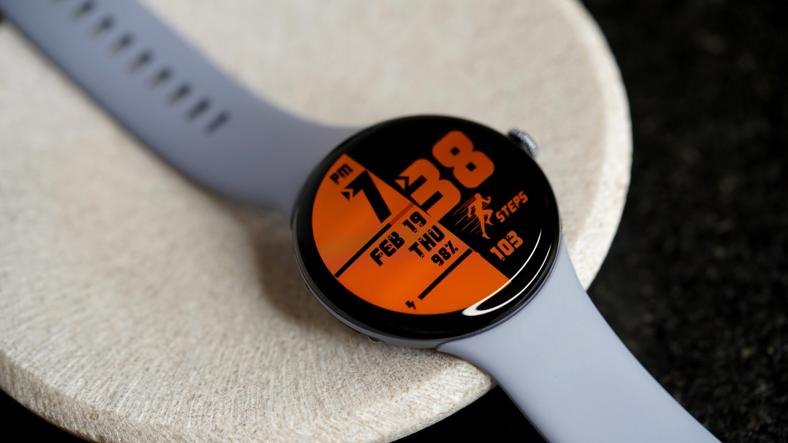 Rosto de treino Pixel Watch 4