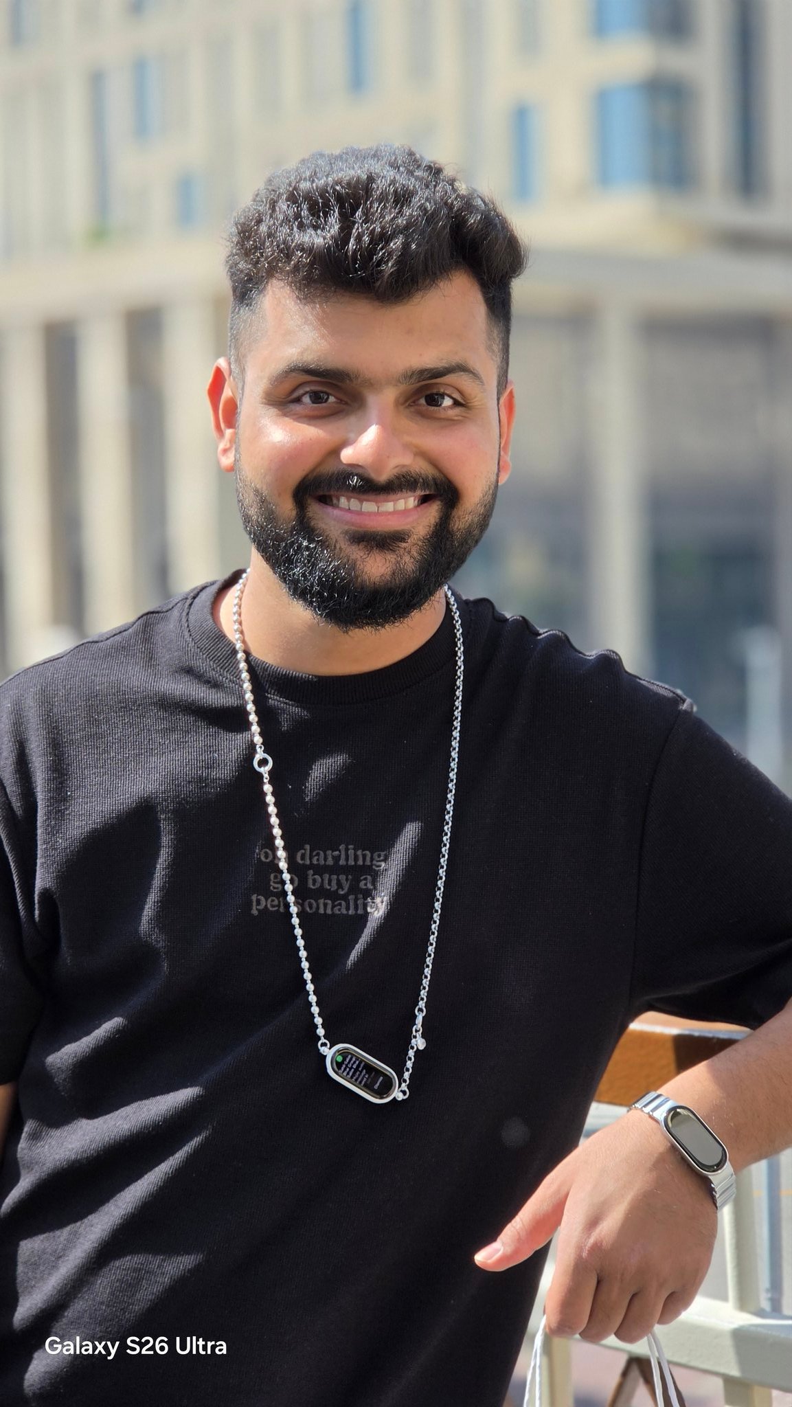 Foto de comparação do Galaxy S26 Ultra