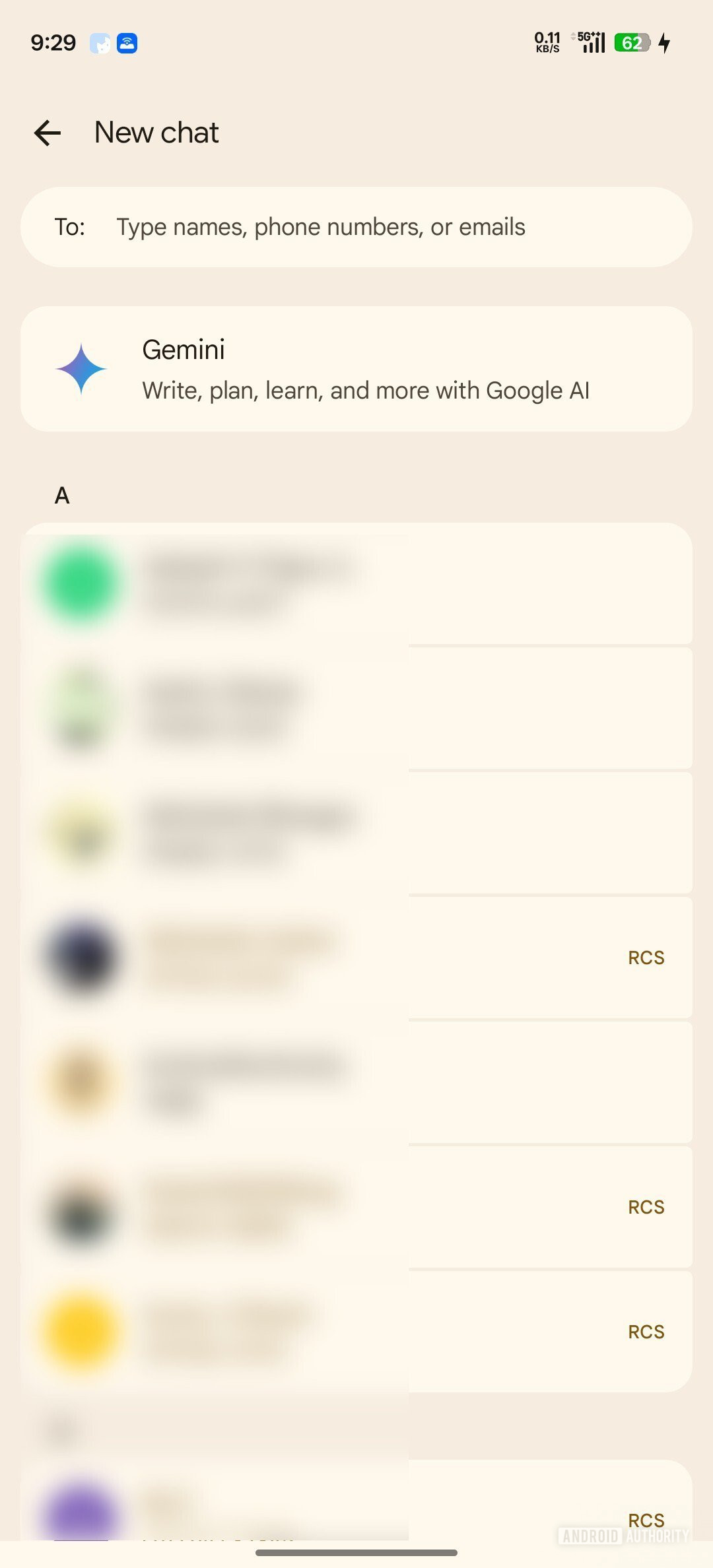 mensagens do Google novo bate-papo 2