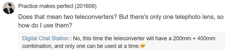 Estação de bate-papo digital vivo X300 Ultra lente de câmera externa de 400 mm 1