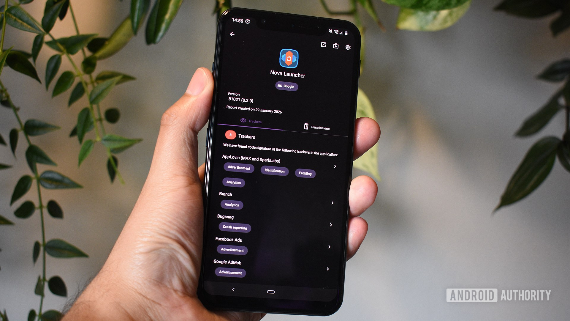 relatório do rastreador de êxodo do nova launcher 2026 1