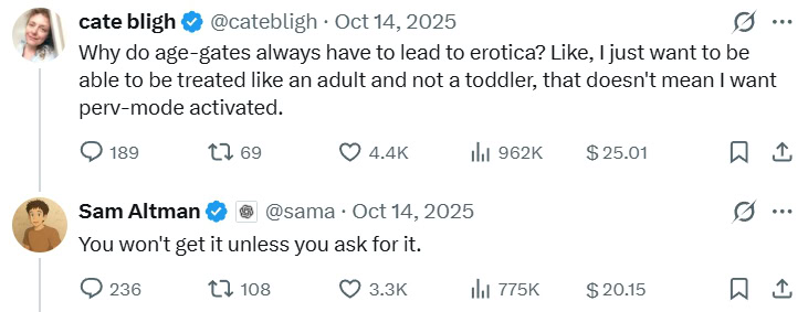 O CEO da OpenAI, Sam Altman, sobre o lançamento de erotismo no ChatGPT 1