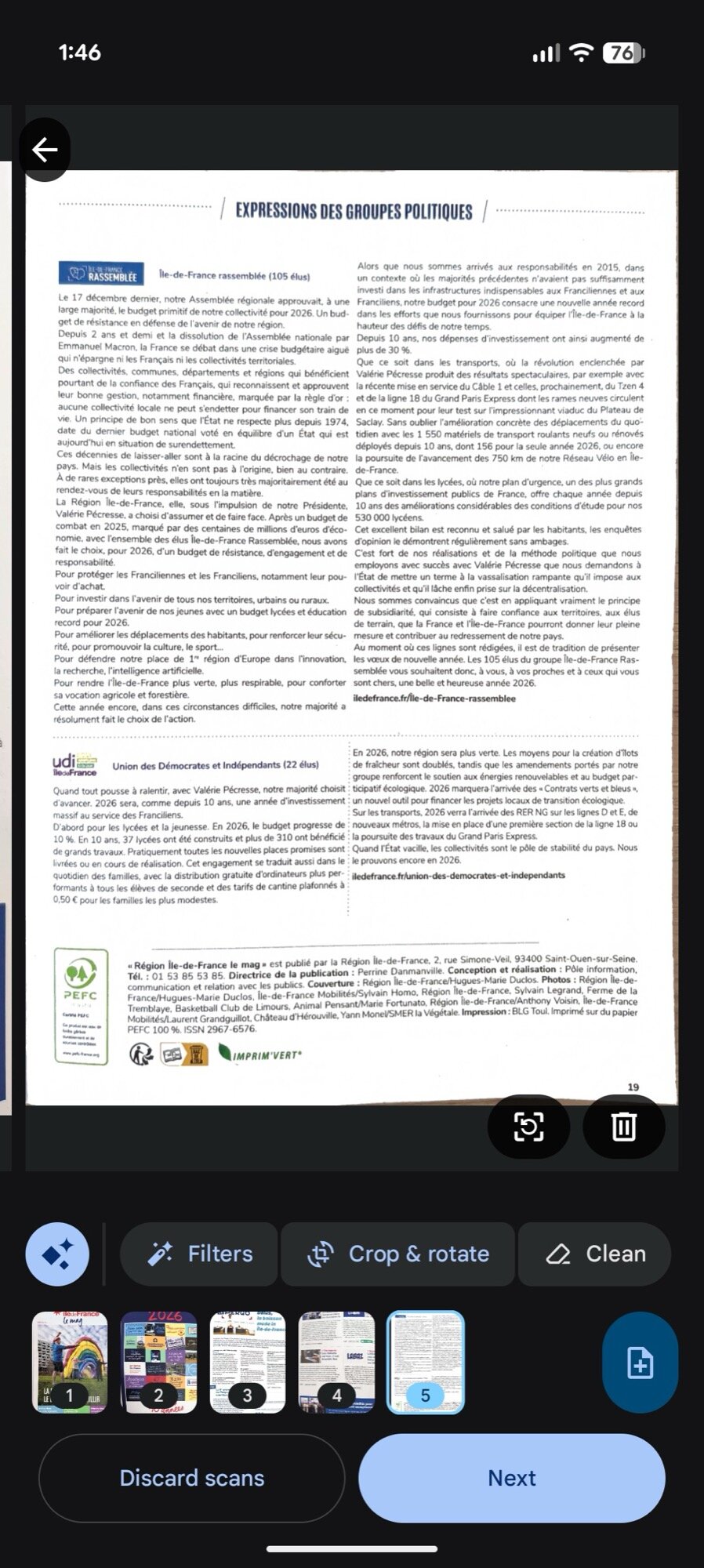 captura de tela scanner de documentos do Google Drive como visualizar