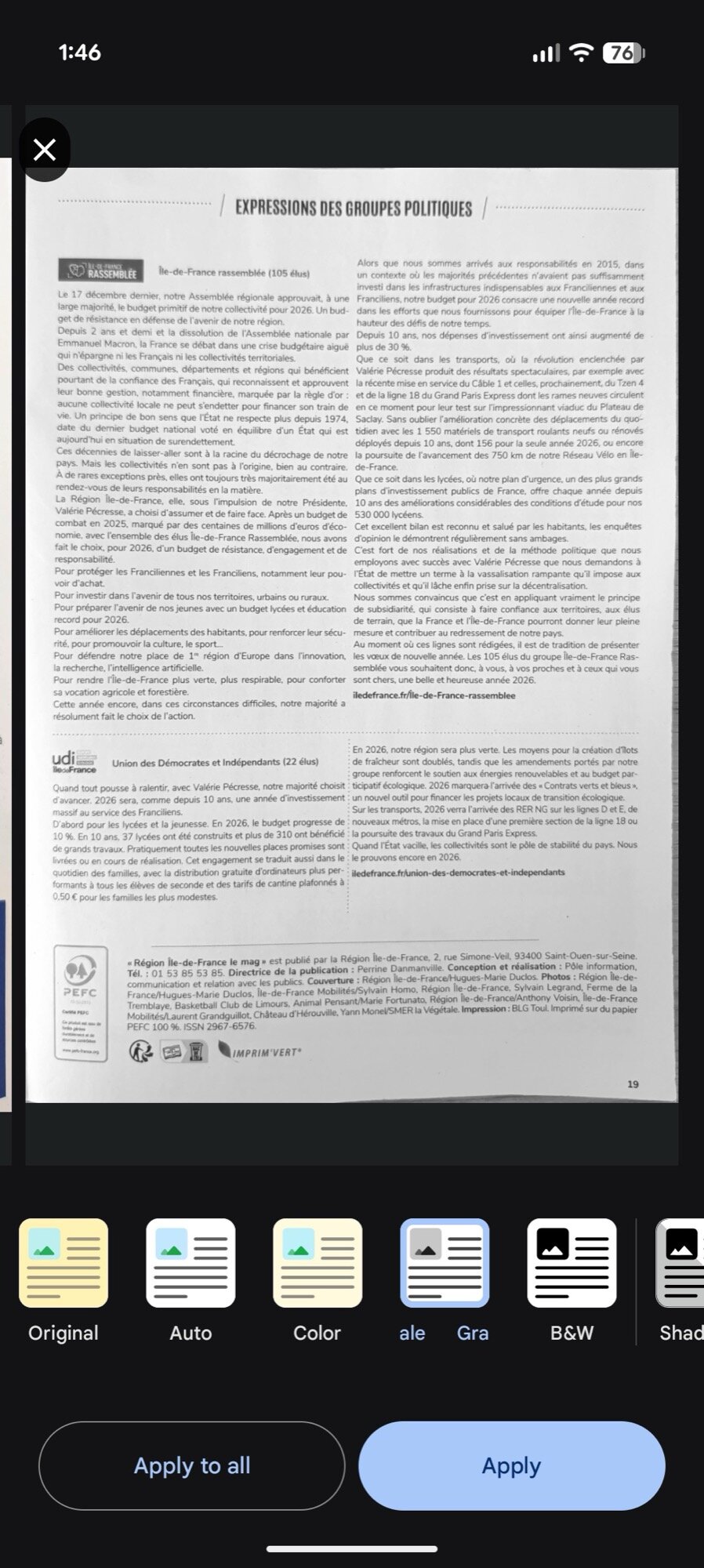 captura de tela scanner de documentos do Google Drive como editar 3