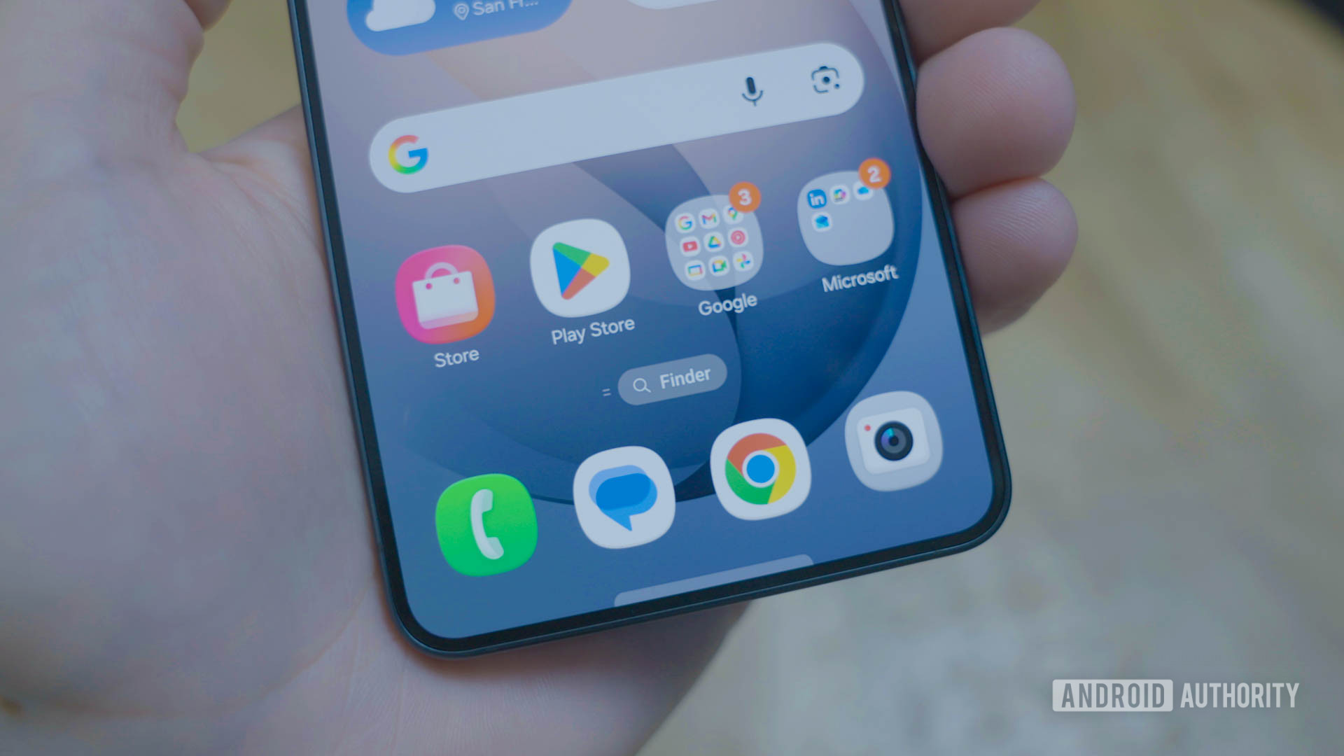 Atalho do localizador do Samsung Galaxy S26