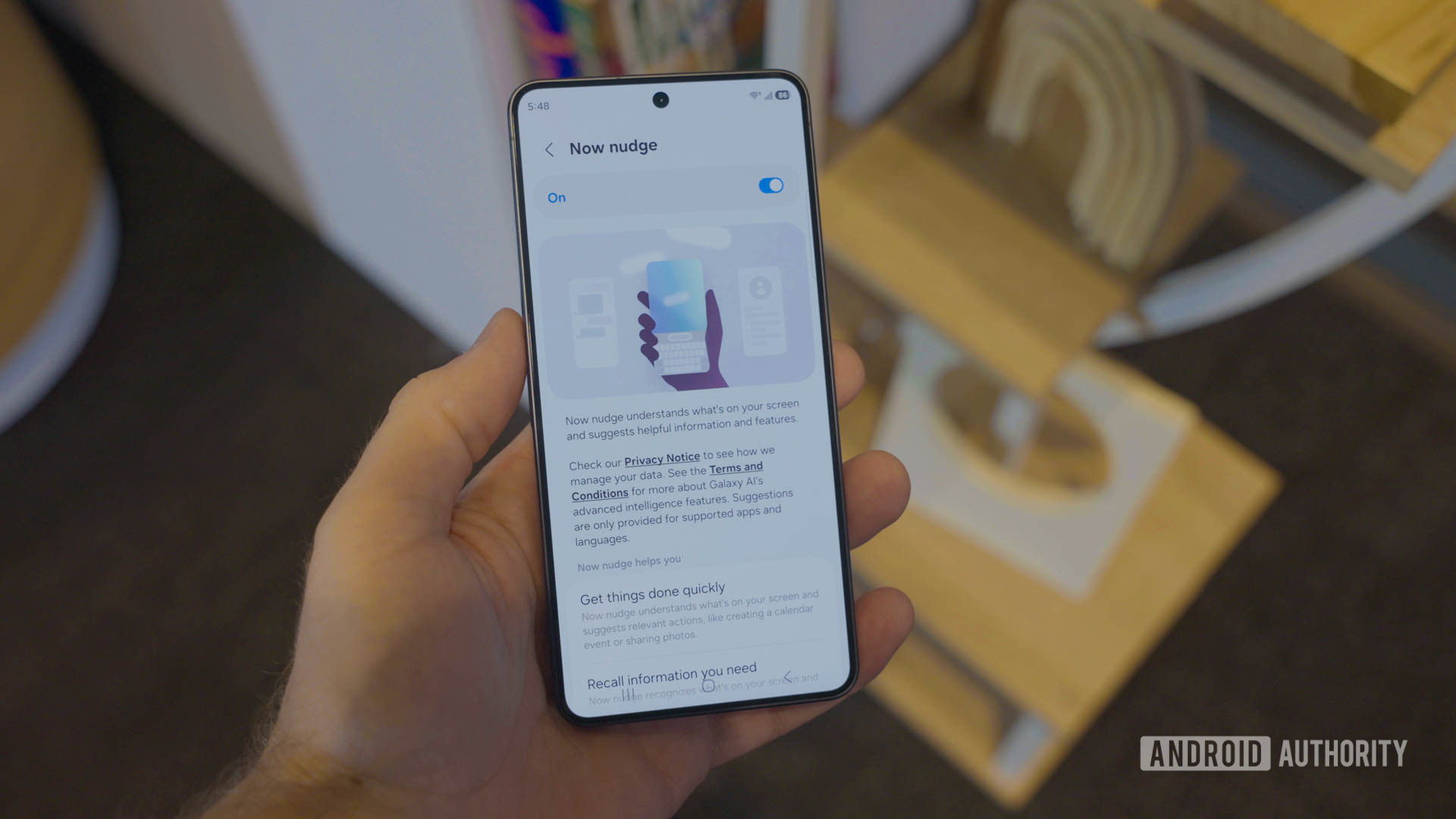 Samsung Galaxy S26 agora configuração de ajuste