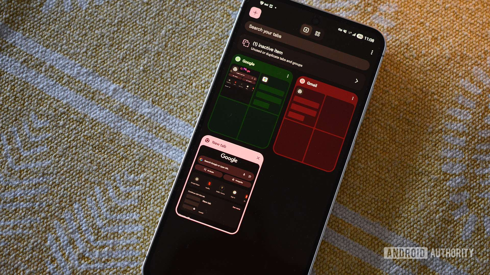 grupos de guias do Google Chrome 1