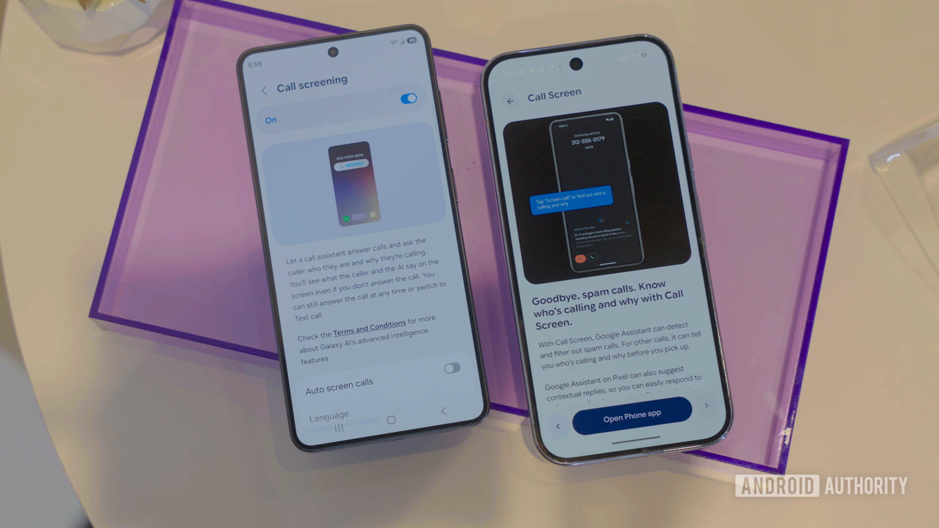 Triagem de chamadas do Samsung Galaxy S26 versus tela de chamadas do Google Pixel 10 Pro Triagem de chamadas do Samsung Galaxy S26 versus tela de chamadas do Google Pixel 10 Pro