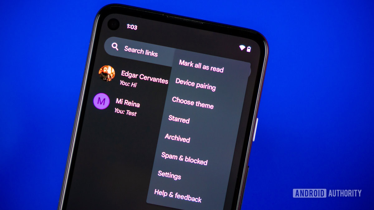 Foto de estoque de SMS do Google Mensagens 6 Foto de estoque de SMS do Google Mensagens 6