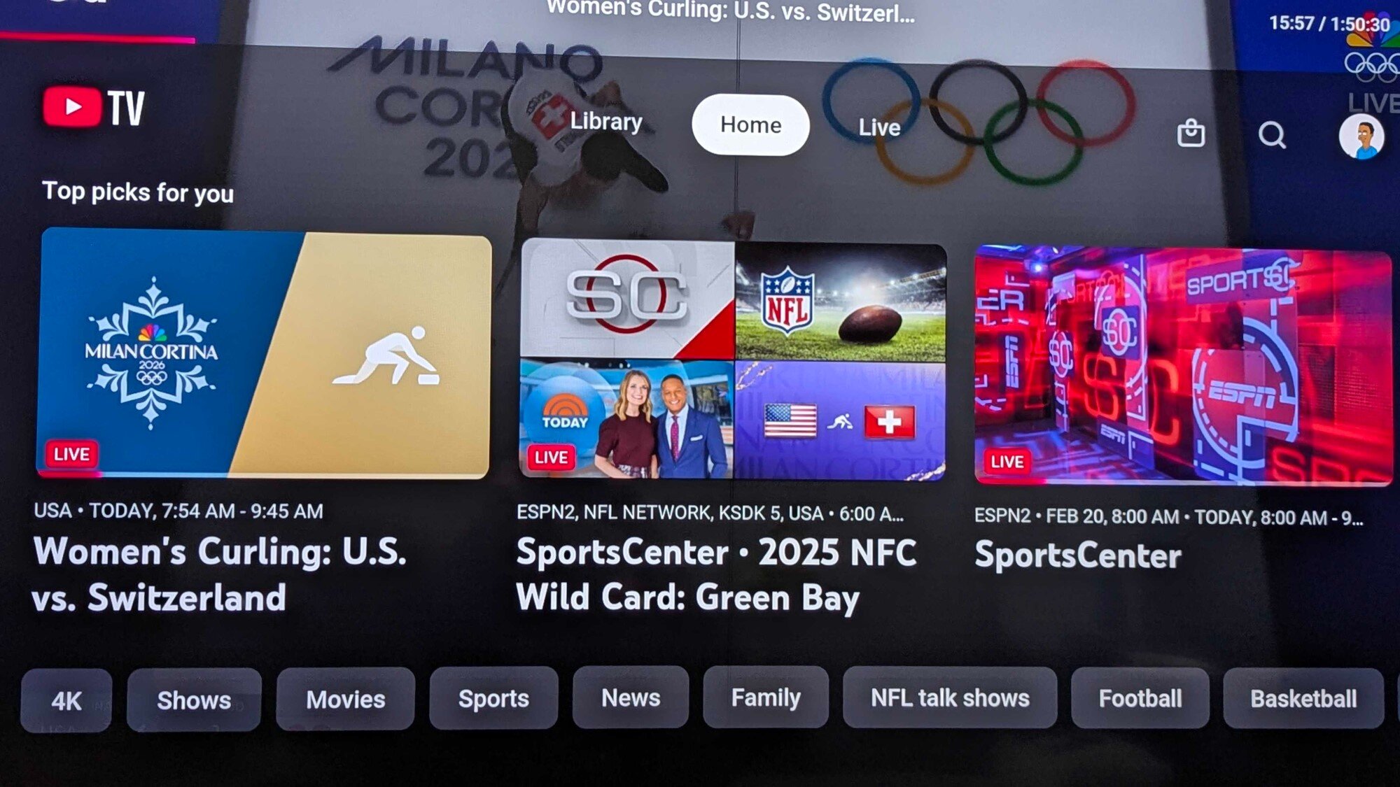 guia de esportes yttv 1