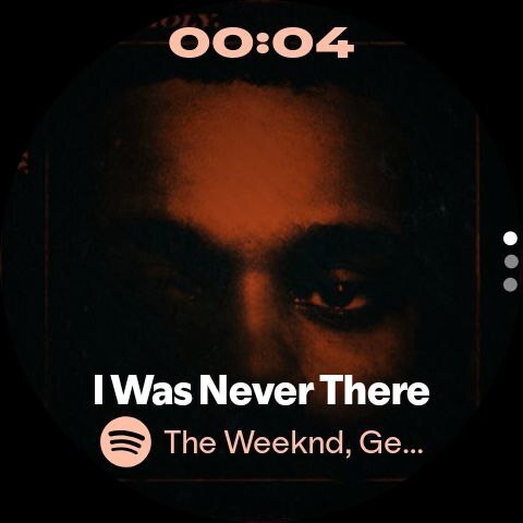 Tela do Spotify no Wear OS New Now Playing (2)