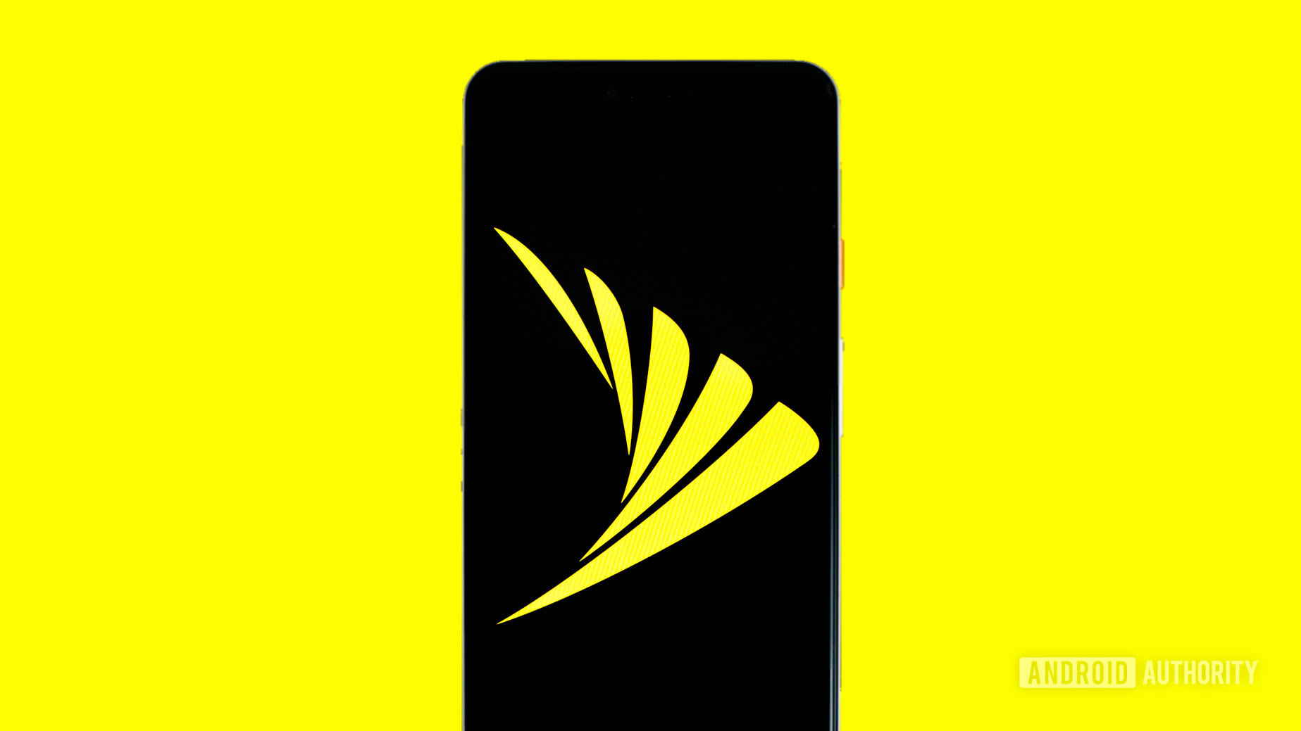 Logotipo da Sprint no telefone Foto stock