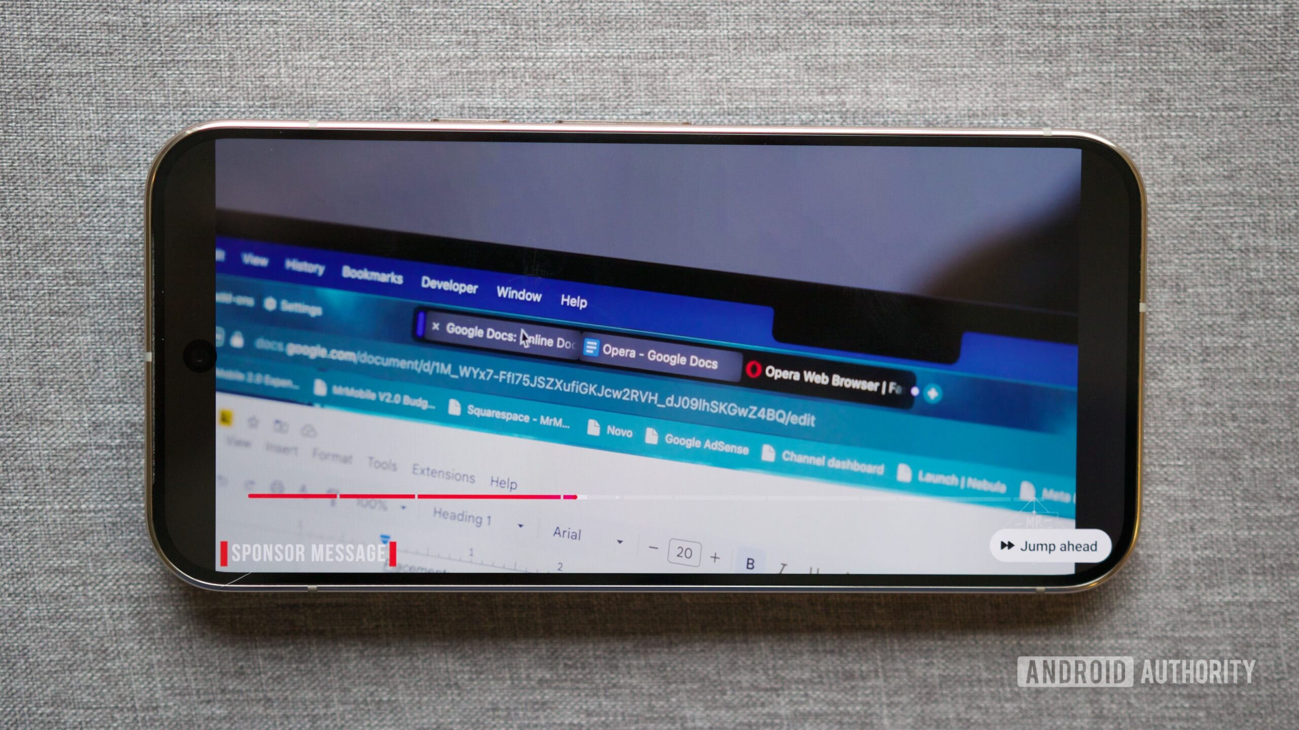 youtube premium pular herói pixel O recurso Jump Ahead no aplicativo YouTube.