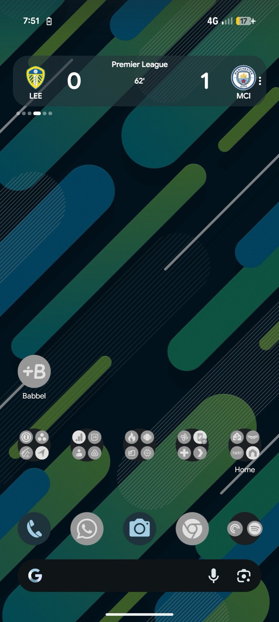 captura de tela da tela inicial de pixel resumo dos resultados esportivos 3