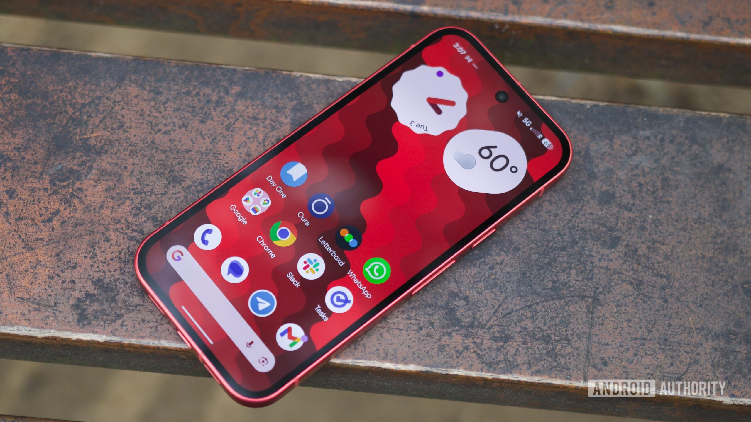 Tela inicial do Google Pixel 10a.