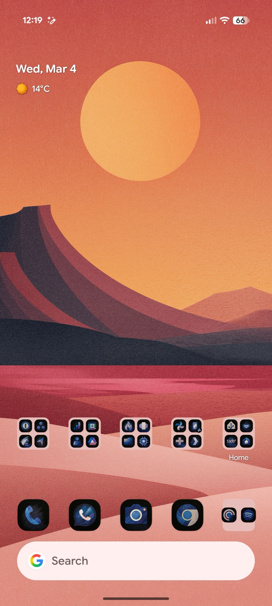 captura de tela android 16 qpr3 ícones de estilo de papel de parede criar cavalete jeans 2