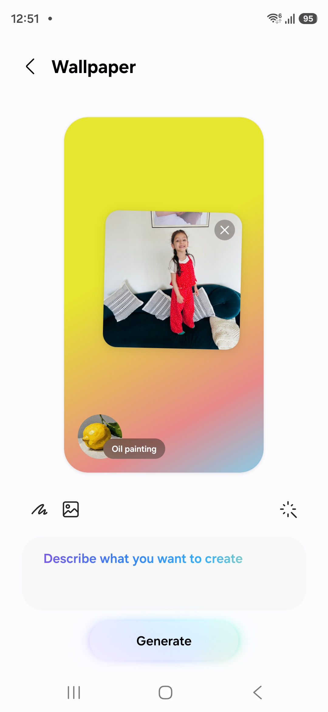 Teste de limitação 1 do Samsung Creative Studio