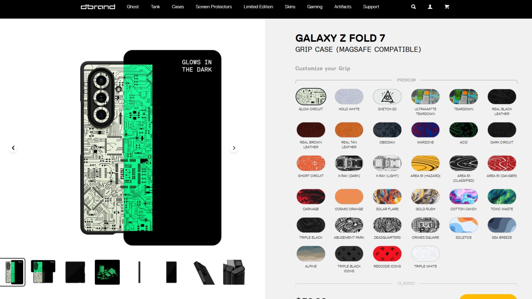 escolhas de aderência dbrand