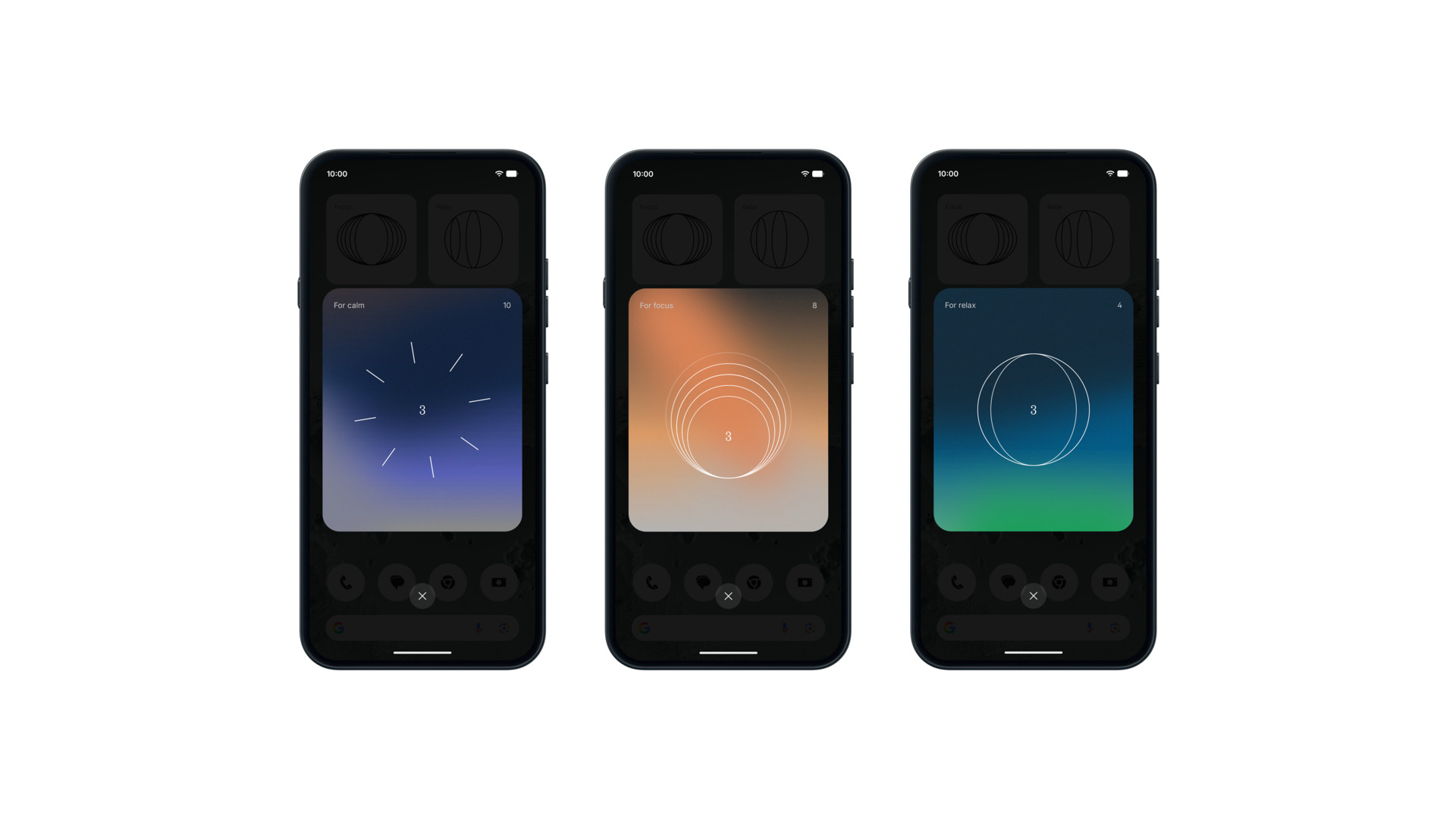 Widgets de pausa para respirar Widgets de pausa para respirar