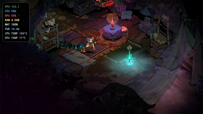 HUD de emulação de PC GameNative