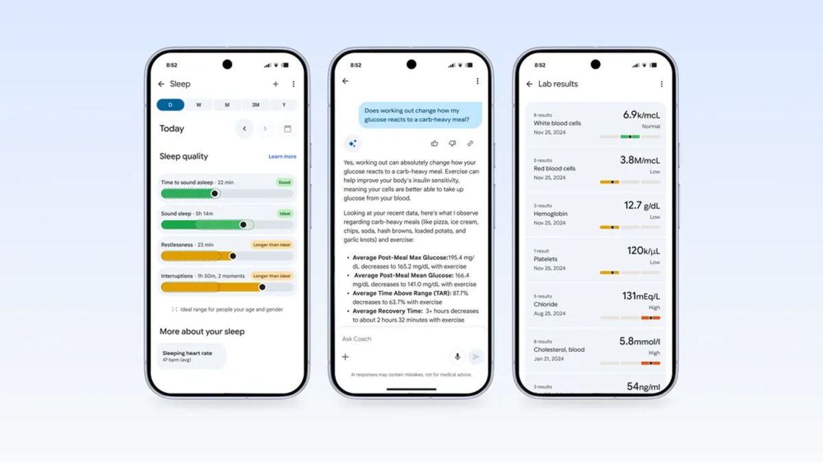 Rastreamento do sono Fitbit