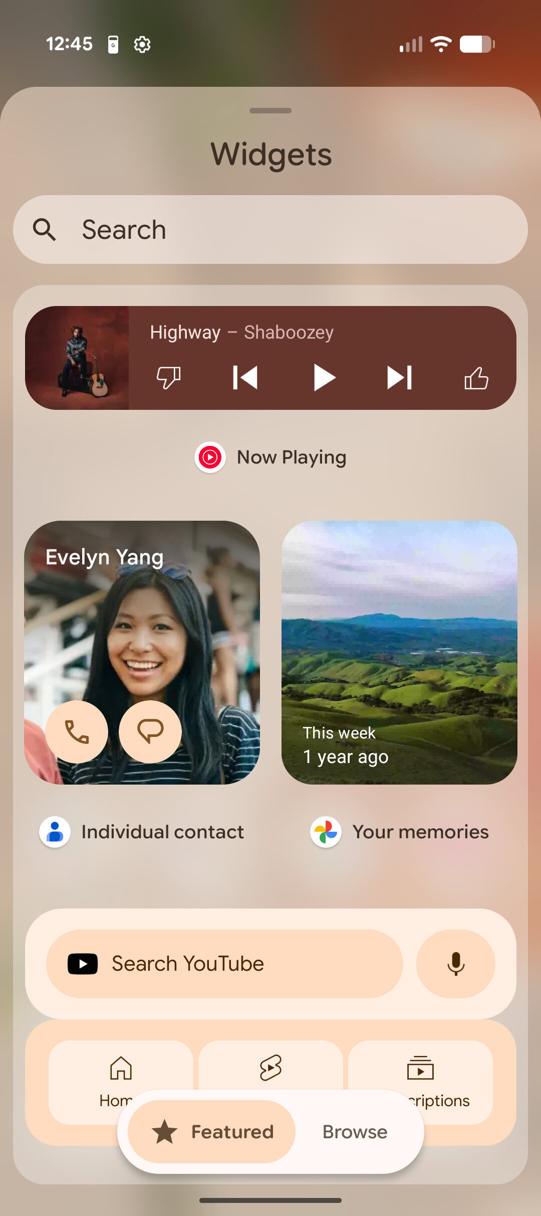 Mais desfoque da interface do usuário 2