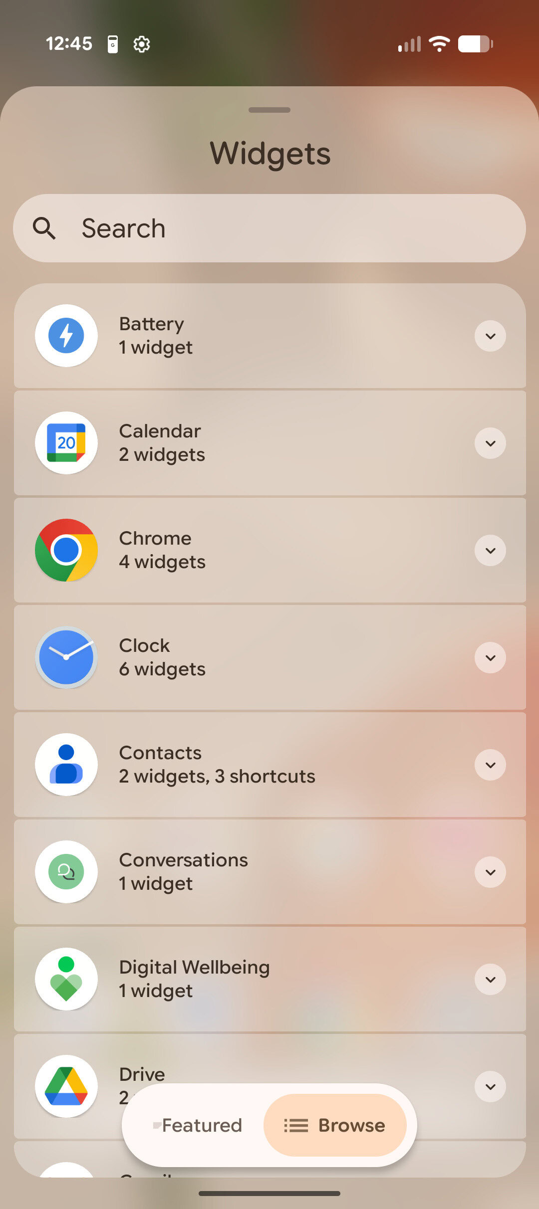 Mais desfoque da interface do usuário 3
