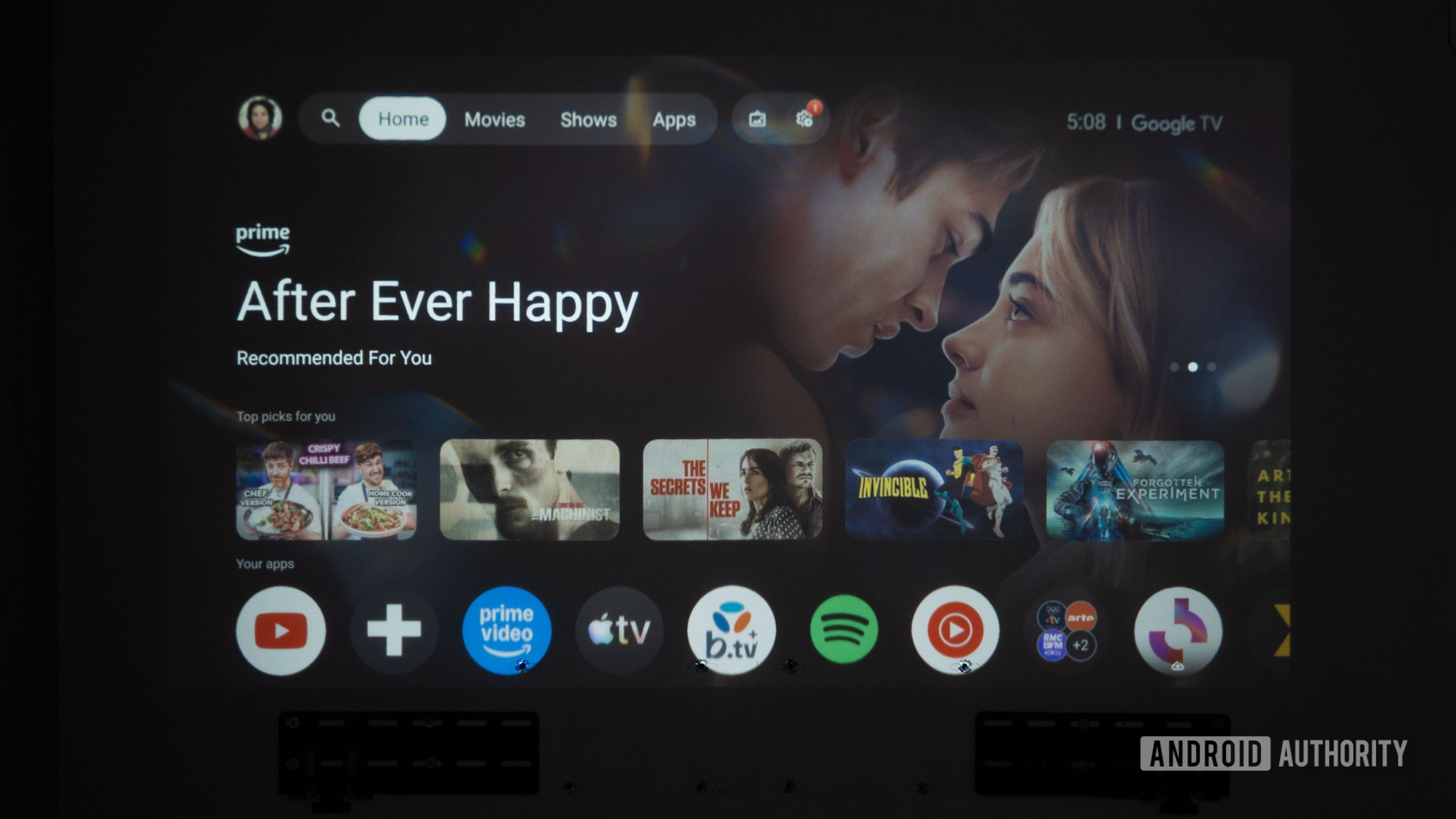 xgimi vibe one tela de projetor 2