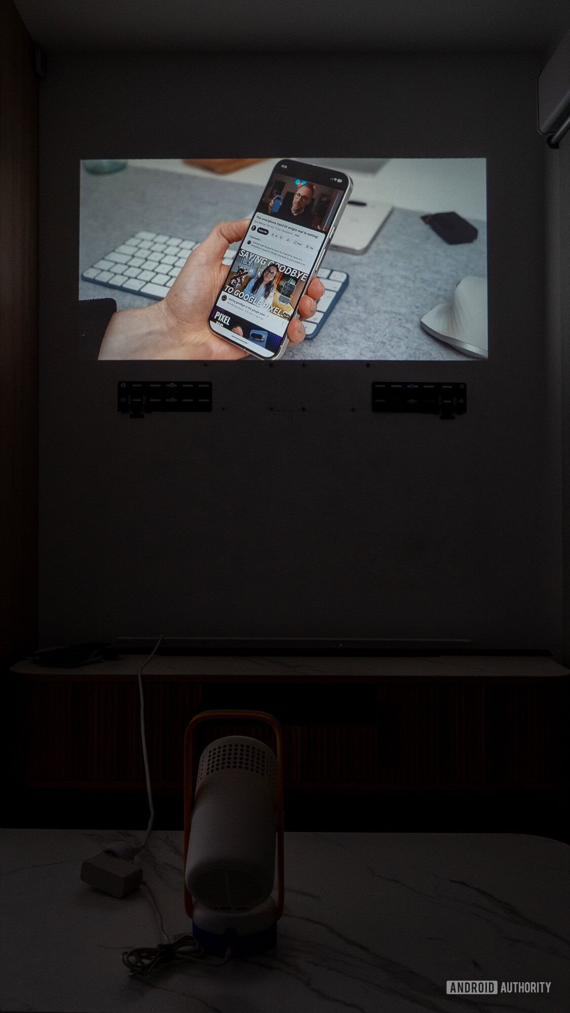 xgimi vibe one tela de projetor vertical 2