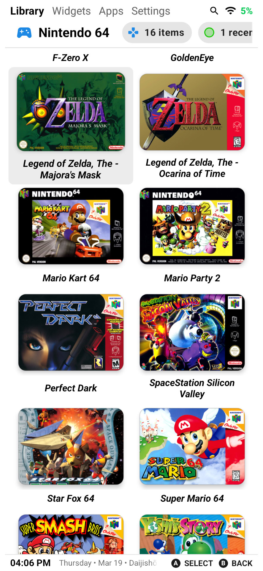 Captura de tela da Biblioteca Daijisho