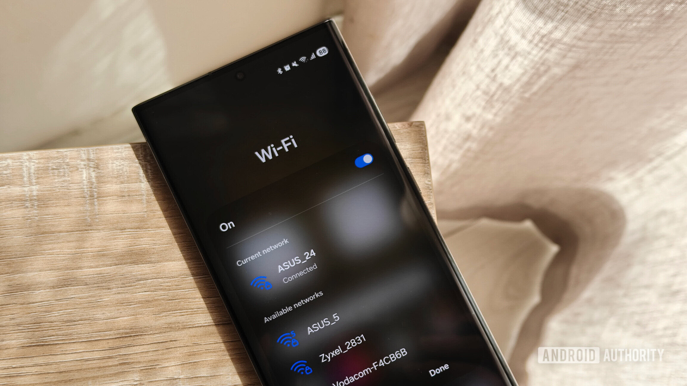conexões wi-fi em um Samsung Galaxy S23 Ultra