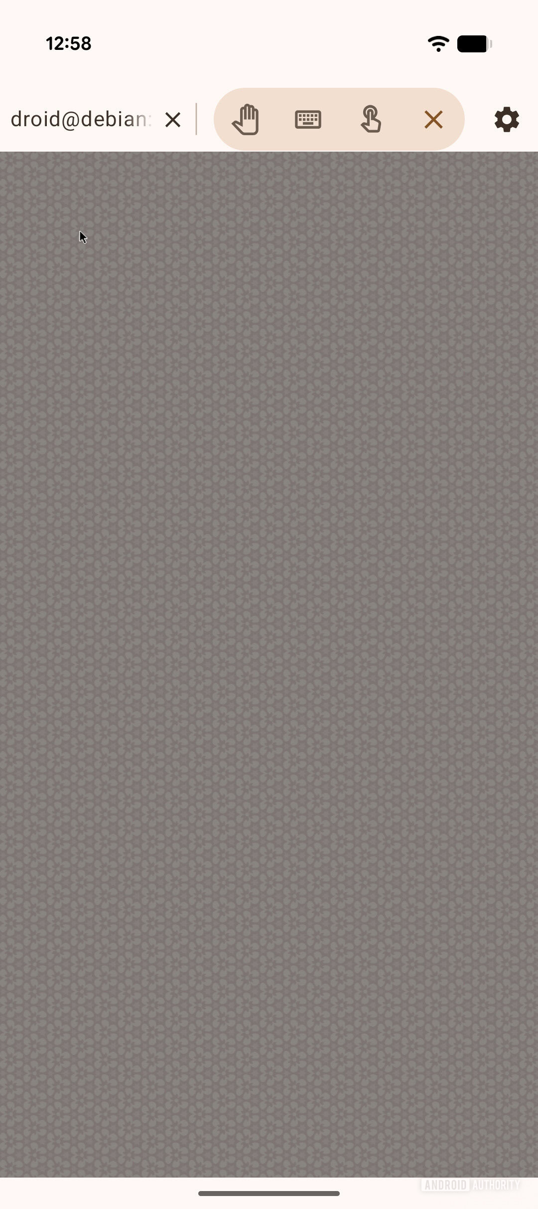 GUI do Terminal Canário Android