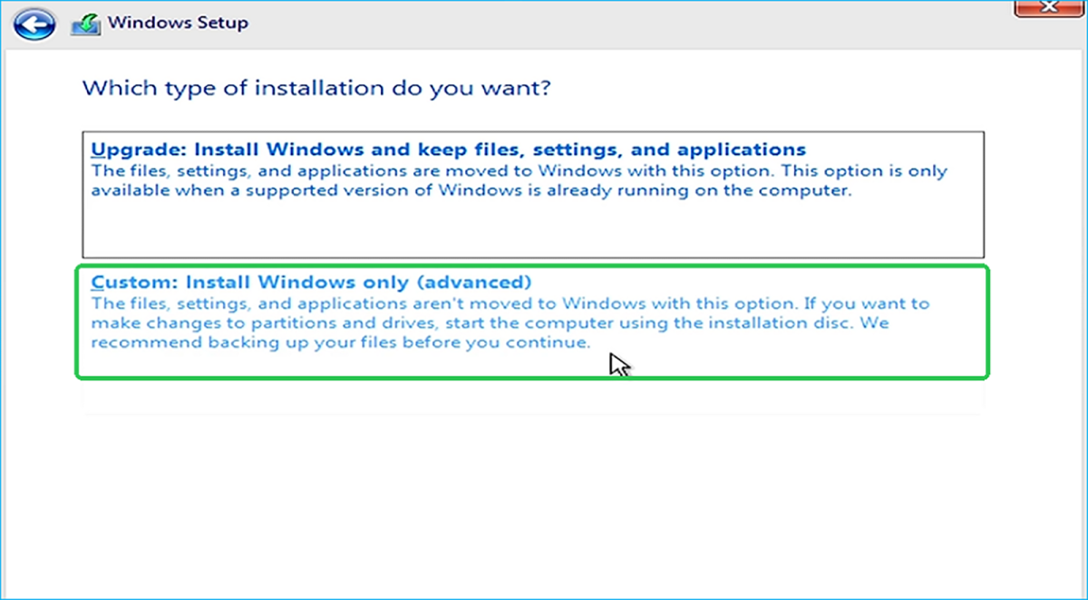 nova instalação do Windows 3